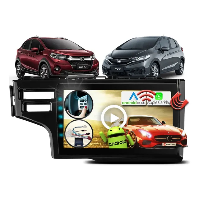 Multimidia Android Câmera Moldura Chicote Canbus Fit Wrv 15/