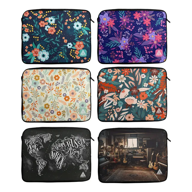 Funda De Notebook Doble A 14,1 15,6 Varios Diseños 