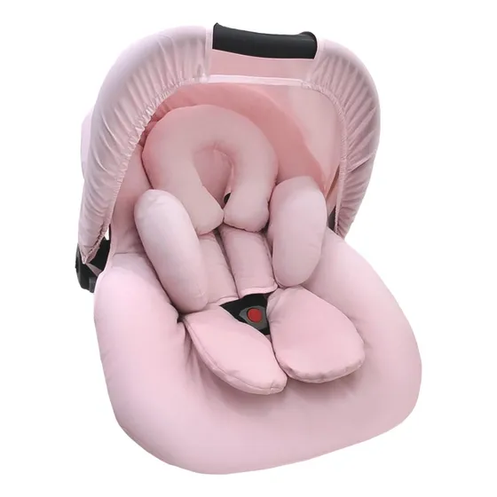 Kit 5 Peças Capa Bebê Conforto, Protetores, Redutor E Capota