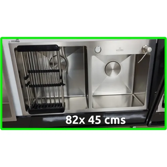 Lavaplatos Acero Inoxidable 82 X 45 Cms