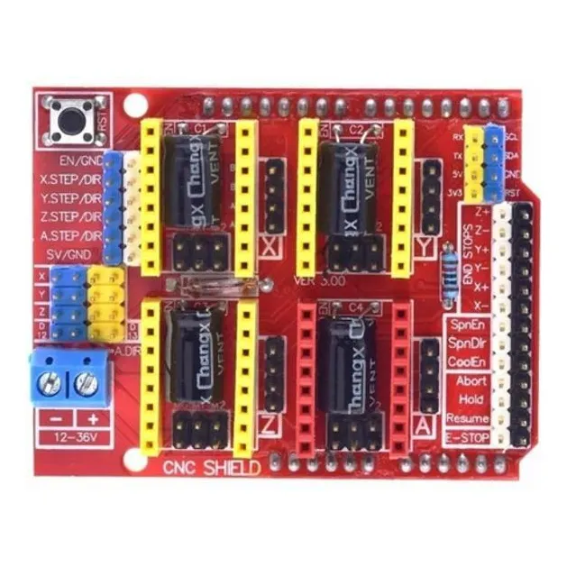 Impresora 3D Cnc Shield V3 Reprap Grbl para controlador A4988