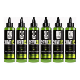 Kit 6x Shaving Gel De Barbear Lemon 300ml Big Barber Kit 6x Shaving Gel De Barbear Lemon 300ml Big Barber
