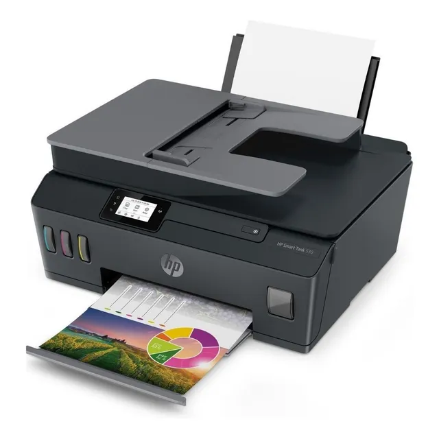 Impresora Multifuncional Hp Smart Tank 530 Tinta Continua Negro