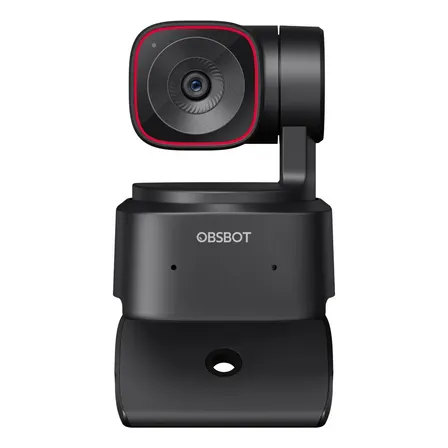 Webcam OBSBOT Tiny 2 Lite 4K 30 FPS PC, Câmera PTZ para Streaming com Rastreamento por IA, Sensor de 1/2", Controle por Gestos, HDR, Webcam para Desktop, Notebook, Reuniões e Chamadas de Vídeo