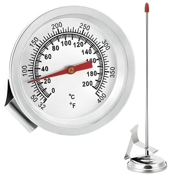Termómetro Analógico 200 °c, Hornos, Parrillas, Freidoras.