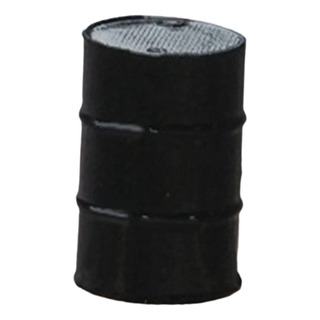 Modelo De Barril De Aceite A Escala 1/64 De Resina, Negro Modelo De Barril De Aceite A Escala 1/64 De Resina, Negro
