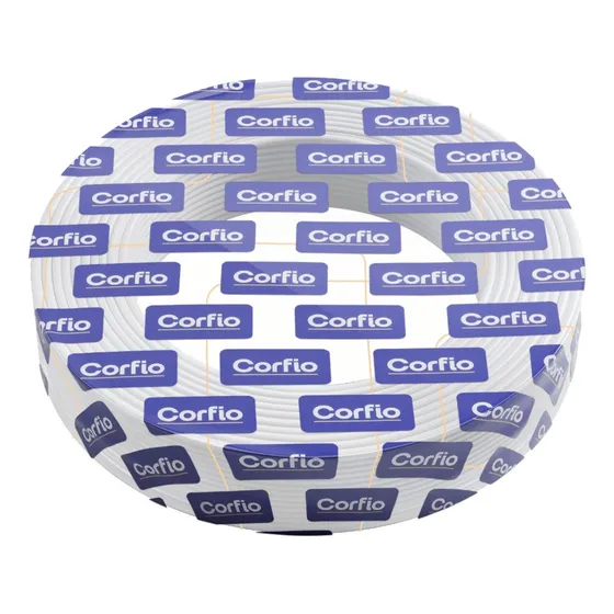 Fio Elétrico Flexível Corfio 1,5mm 750v Rolo 100m Branco