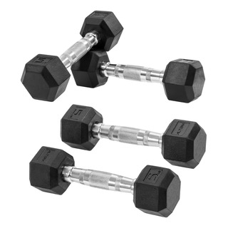 Kit 4 Mancuernas 5 Lbs Hexagonales Acero Forro De Neopreno Kit 4 Mancuernas 5 Lbs Hexagonales Acero Forro De Neopreno
