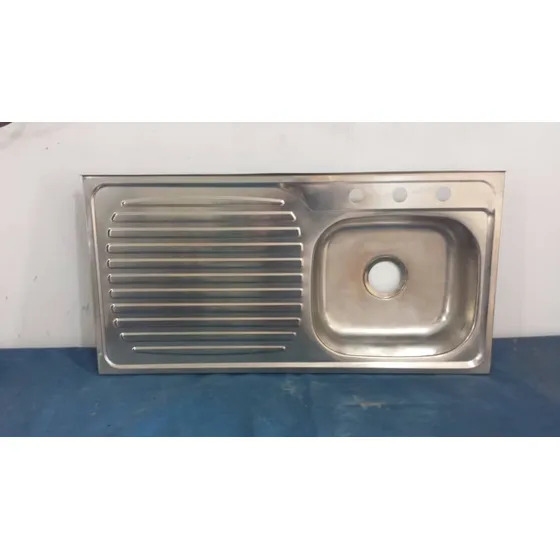 Fregadero De Acero Inoxidable Una Sola Tina Con Escuridor