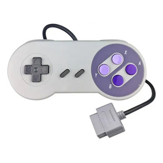 Control Alambrico Compatible Con Super Nintendo Snes Control Alambrico Compatible Con Super Nintendo Snes