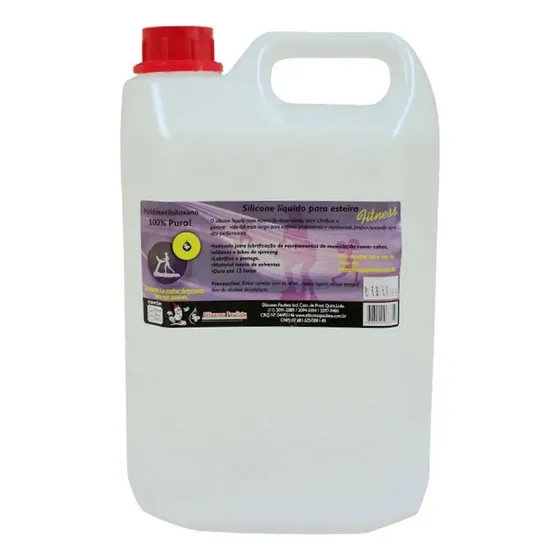 Lubrificante Silicone Esteira Ergométrica Academia 5l