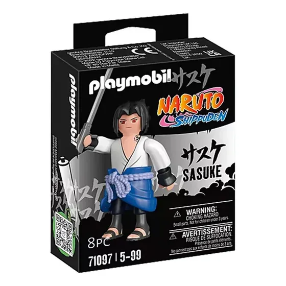 Bloco De Montar Playmobil Sasuke Uchiha Naruto Shippuden