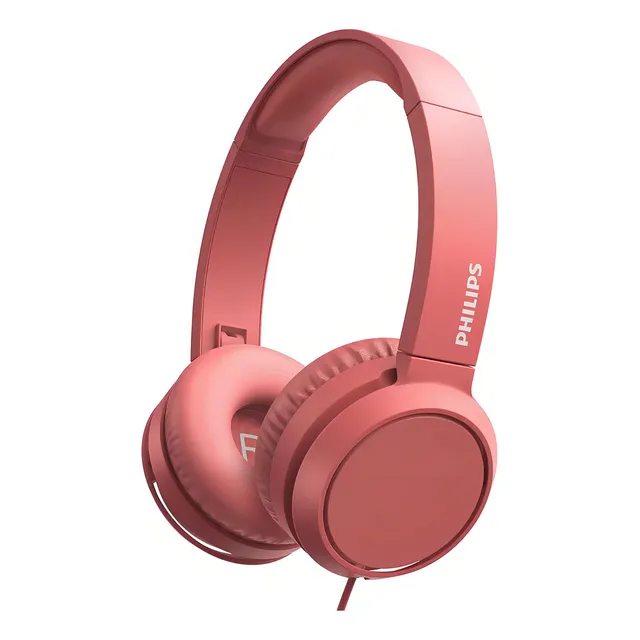Auriculares Cableados 3,5mm Philips Tah4105 30mw Rojo
