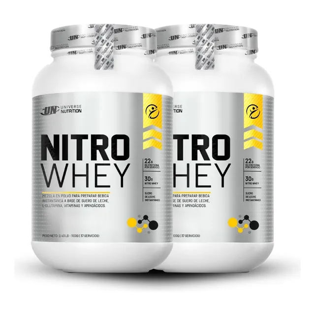 Nitro Whey 1.1kg Cookies And Cream Pack X2 Cookies And Cream