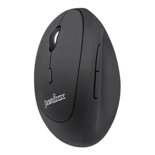 Mini Mouse Zurdo Ergonómico Inalámbrico Perixx 719 Color Negro