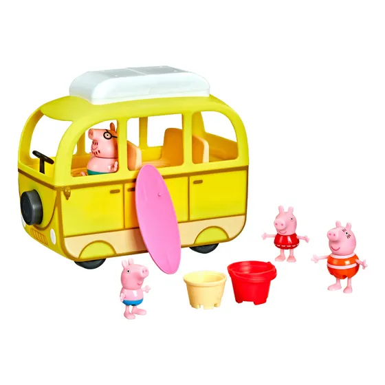 Camper Caravana De Playa Peppa Pig Beach Hasbro Campervan