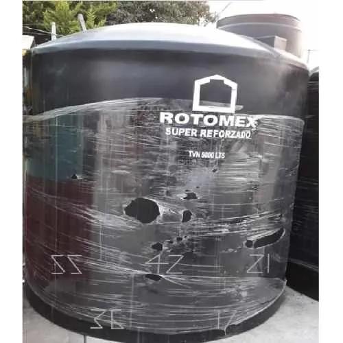 Tanque de agua Rotomex TVN bicapa vertical polietileno 5000L de 2.2 m x 1.85 m