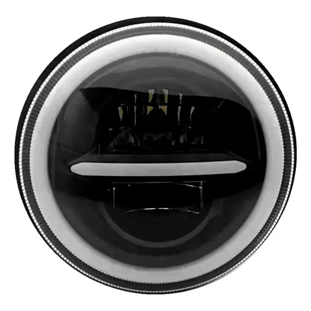 Faro Led 7  Pulgada Ojo De Angel Modelo Nuevo 400w   H4
