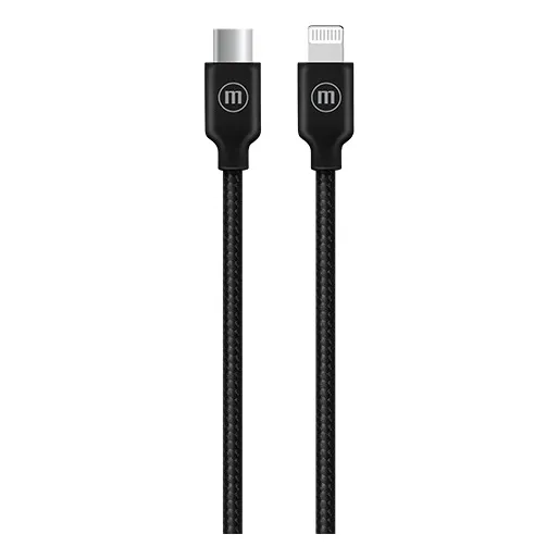 Cable Maxell Trenzado De 2 Metros Usb-a A Lightning