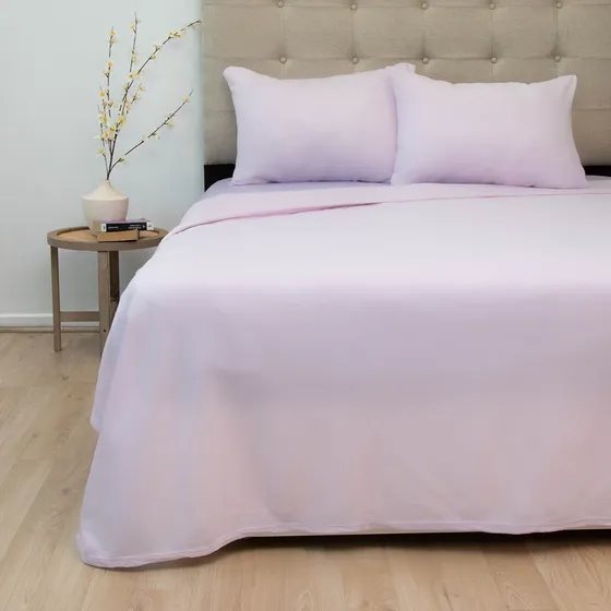 Sábanas Polar Térmicas Lavanda Composé 2 Plazas Doral Lavanda Liso