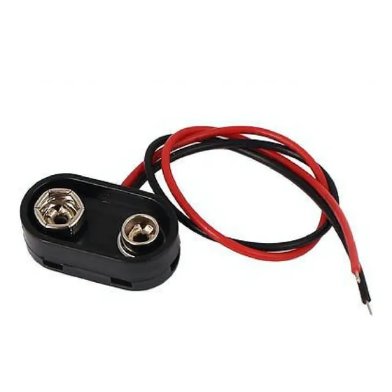 Cable Clip Para Baterias 9v - 3 Unidades Conector