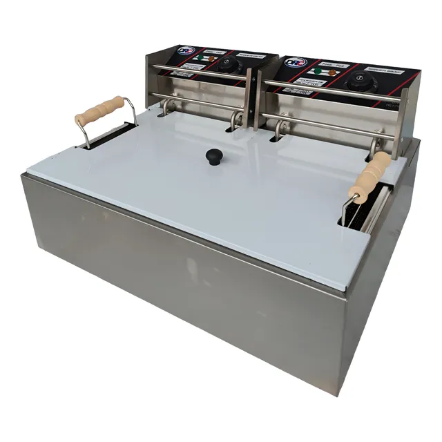 Freidora Electrica Industrial 1 Tina Grande 14 Litros