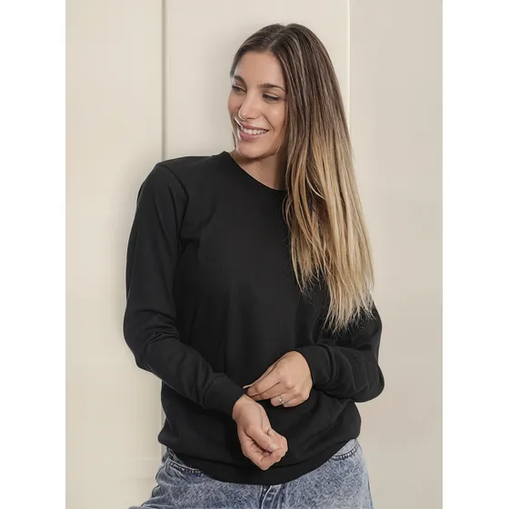 Sweater Regular Fit Waffle Panal Mujer