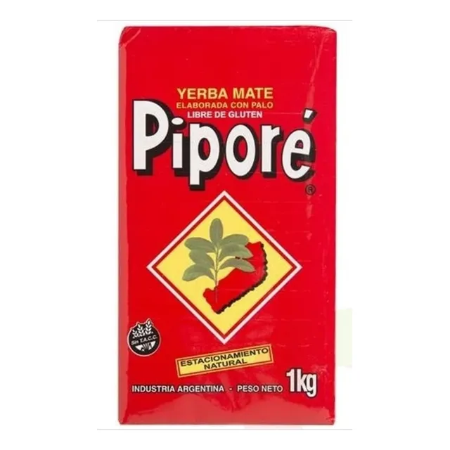 Pack 3 Unid. 1kg.c/u Yerba Mate Pipore. Argentina Exquisita!