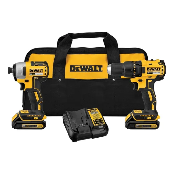 Dewalt DCK277D2 20v Max Power Tool Combo Kit Conjunto De Herramienta Amarillo