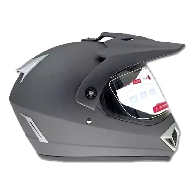Casco Enduro Marca V Can Modelo V 370 Gris Topo Fas