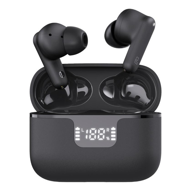 Fone De Ouvido Bluetooth Cancelamento Ativo De Ruído Geonav Cor Preto