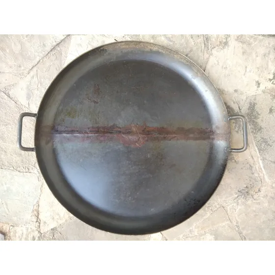 Paellera En Acero Al Carbono Con Asas En Acero Sin Tapa