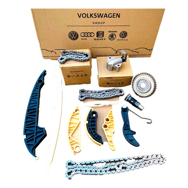 Kit Distribucion 13 Piezas 2014 Jetta 2.0t Original Cadena
