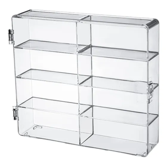 . Vitrina Transparente, Soportes De Exhibición, Caja De