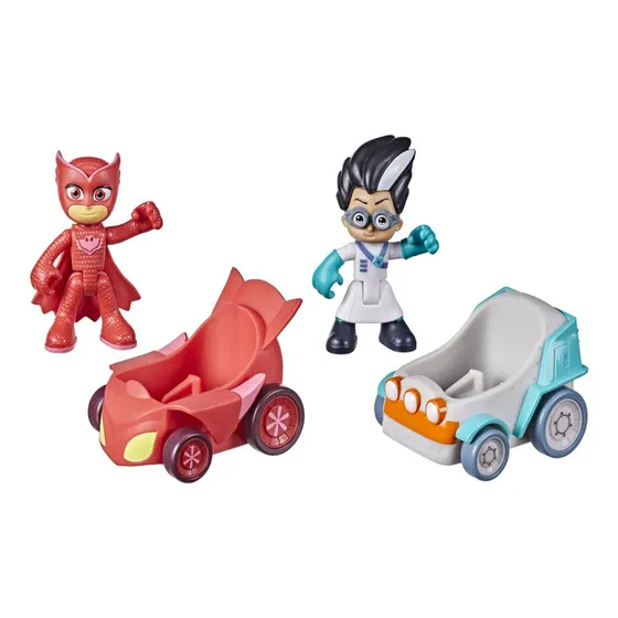 Set Pj Mask Hasbro Pilotos Al Combate Owlette Gatboy Owlette Rojo