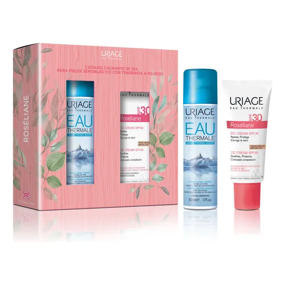Pack Roséliane Cc Cream Anti-rojeces 40ml+agua Termal 50ml Momento de aplicación Día Tipo de piel Con tendencia a rojeces o con rosácea