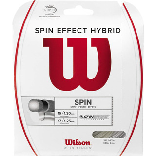 Cordaje De Tenis HĂbrido Wilson Spin Effect - Juego, Blanco Cordaje De Tenis HĂbrido Wilson Spin Effect - Juego, Blanco