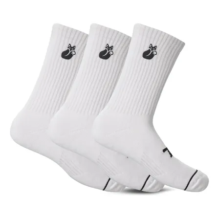 Calcetin Comfort Pack X3 Tilki Lehinde White/black