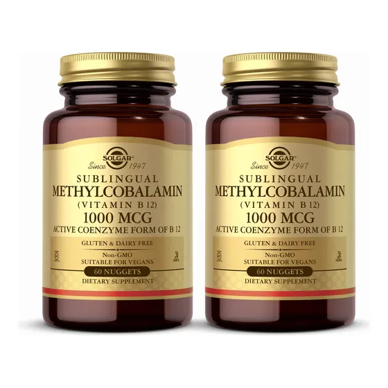 Suplemento Solgar De Metilcobalamina (vitamina B12) 1000 Mcg