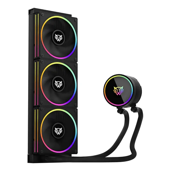 Enfriamiento Liquido 360 Hydrox Pro V2 Hx36 Rgb Tdp 300 W Led Negro