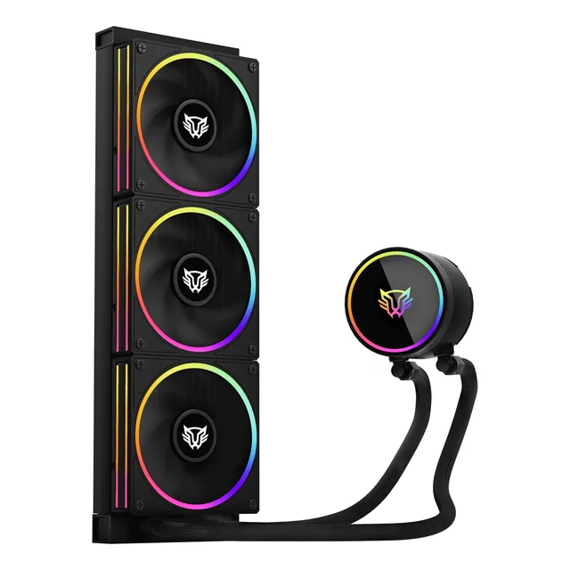 Enfriamiento Liquido 360 Hydrox Pro V2 Hx36 Rgb Tdp 300 W Led Negro