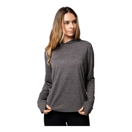 Polera Mujer Dryfit Manga Larga Capucha Upf+50 Nayla Lenga®