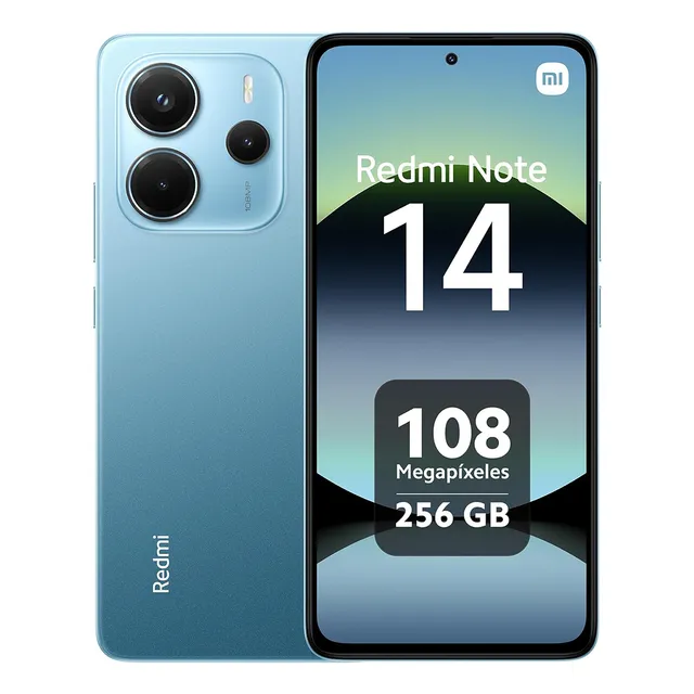 Xiaomi Redmi Note 14 4g 8gb Ram 256gb Rom 108mp 33w Azul