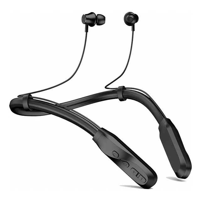 Audifonos Bluetooth Con Banda Para El Cuello, Bateria De Lar