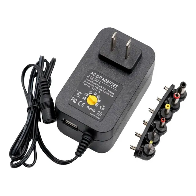 Adaptador De Corriente 2.5a Potencia Ajustable 9v 12v 6v 2a