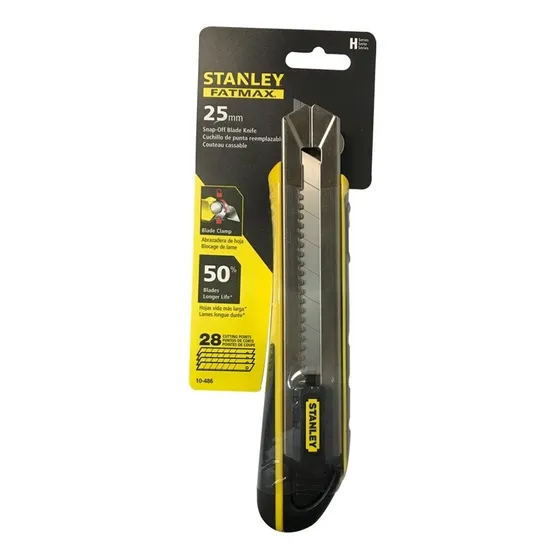 Trincheta Industrial Cutter 25mm Stanley  10-486 - Lintax