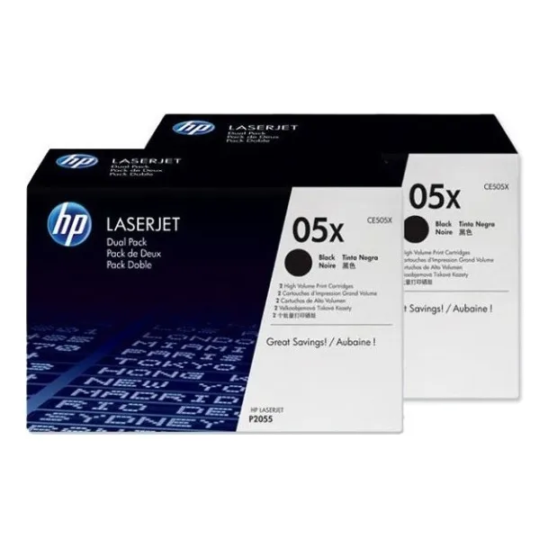 Cartucho De Tinta Hp Ce505x / Ce05xc Color Negro
