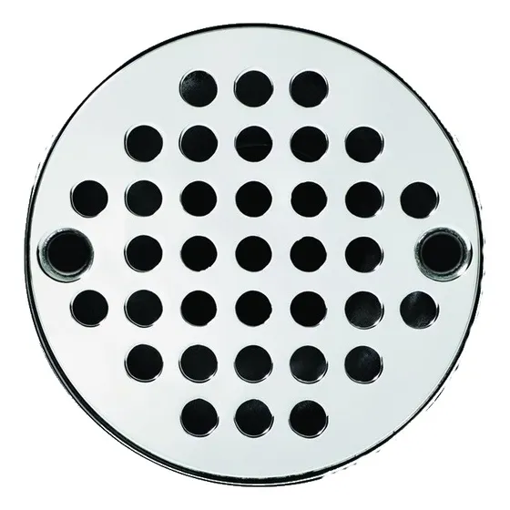 Tapa Para Rejilla Perforada Centro Piso 10cm Cromada Bol. Fp
