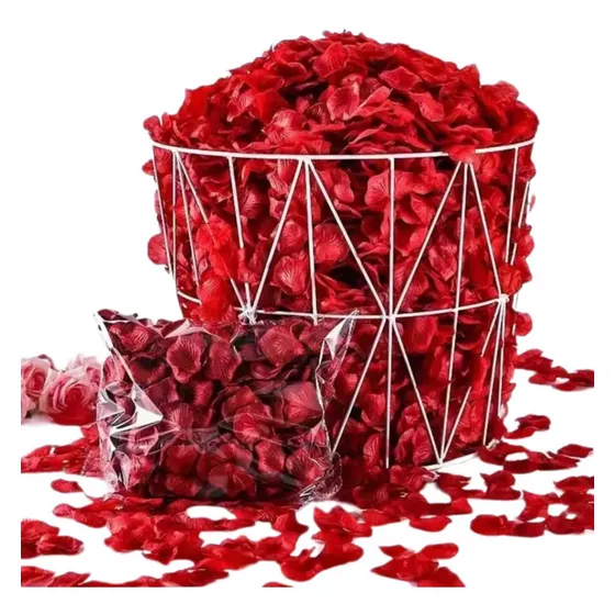 Petalos De Rosa Artificial Para Bodas Evento De (8 Bolsita)
