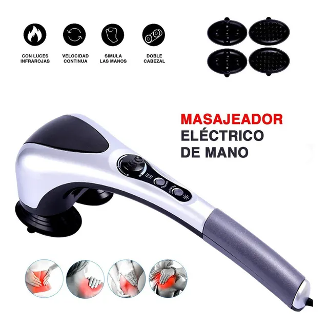 Masajeador Electrico Doble Cabeza Infrarojo Cuerpo Completo